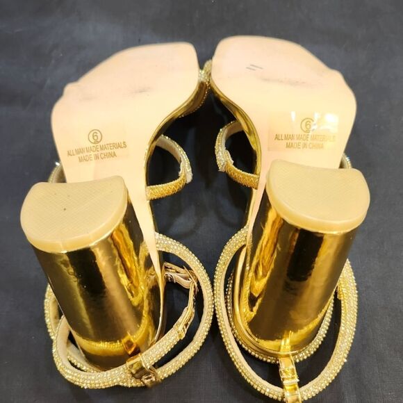 BRAND NEW OLIVIA JOHNSON BLOCK HEEL SQUARE-OPEN TOE SANDAL - Picture 12 of 15